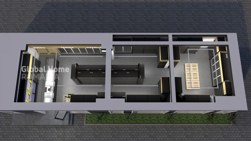 Pipera 1, Aviatiei, spatiu comercial 81 mp, 9 ml vitrina, produce venituri.